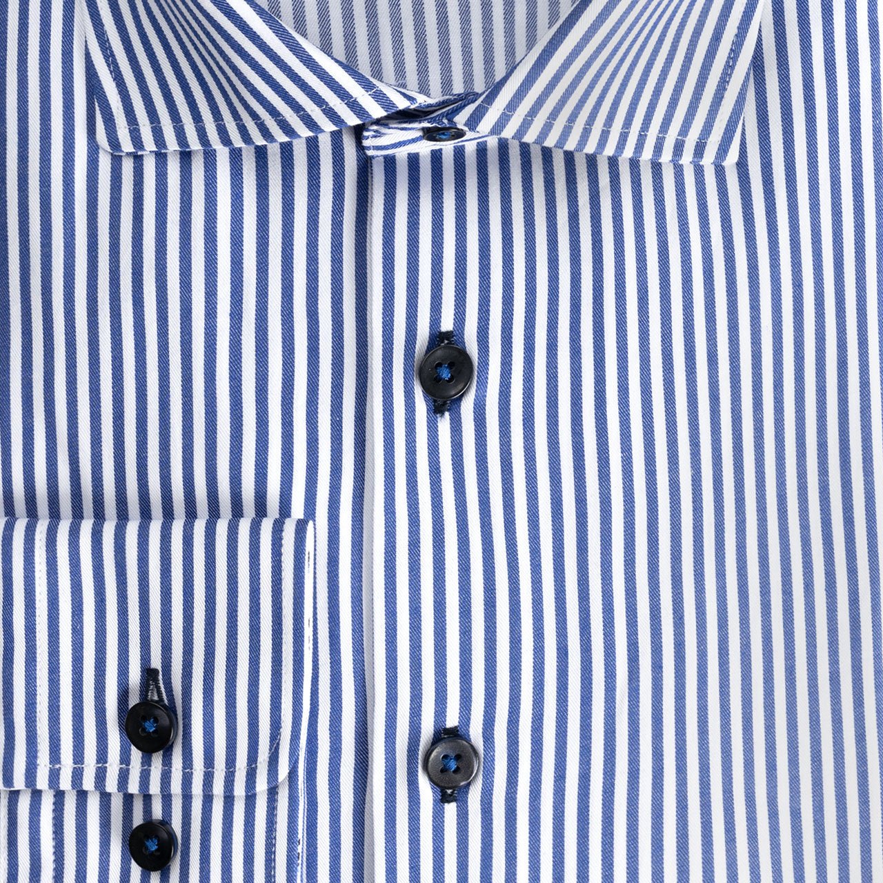 streep blauw - wit - Gents