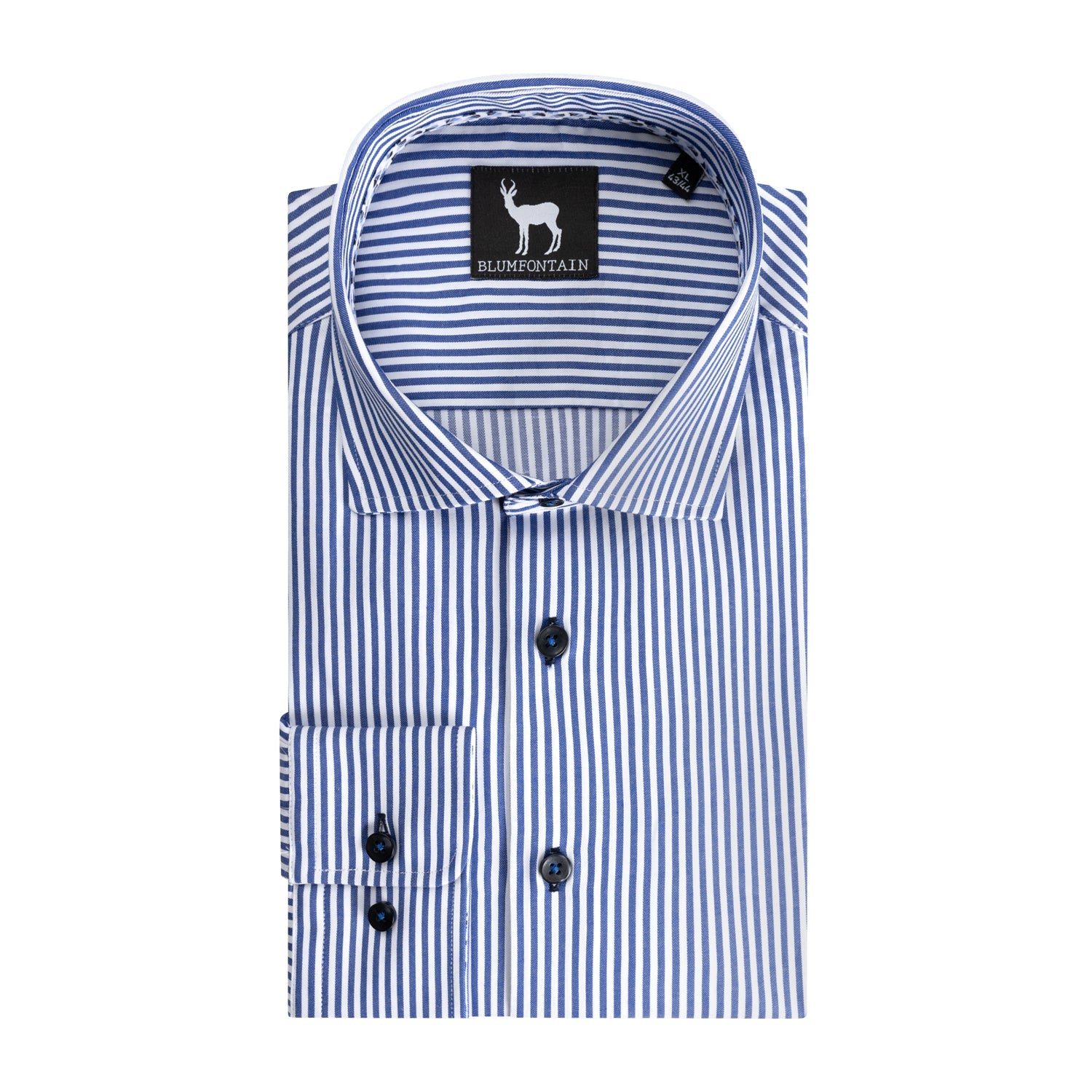 streep blauw - wit - Gents