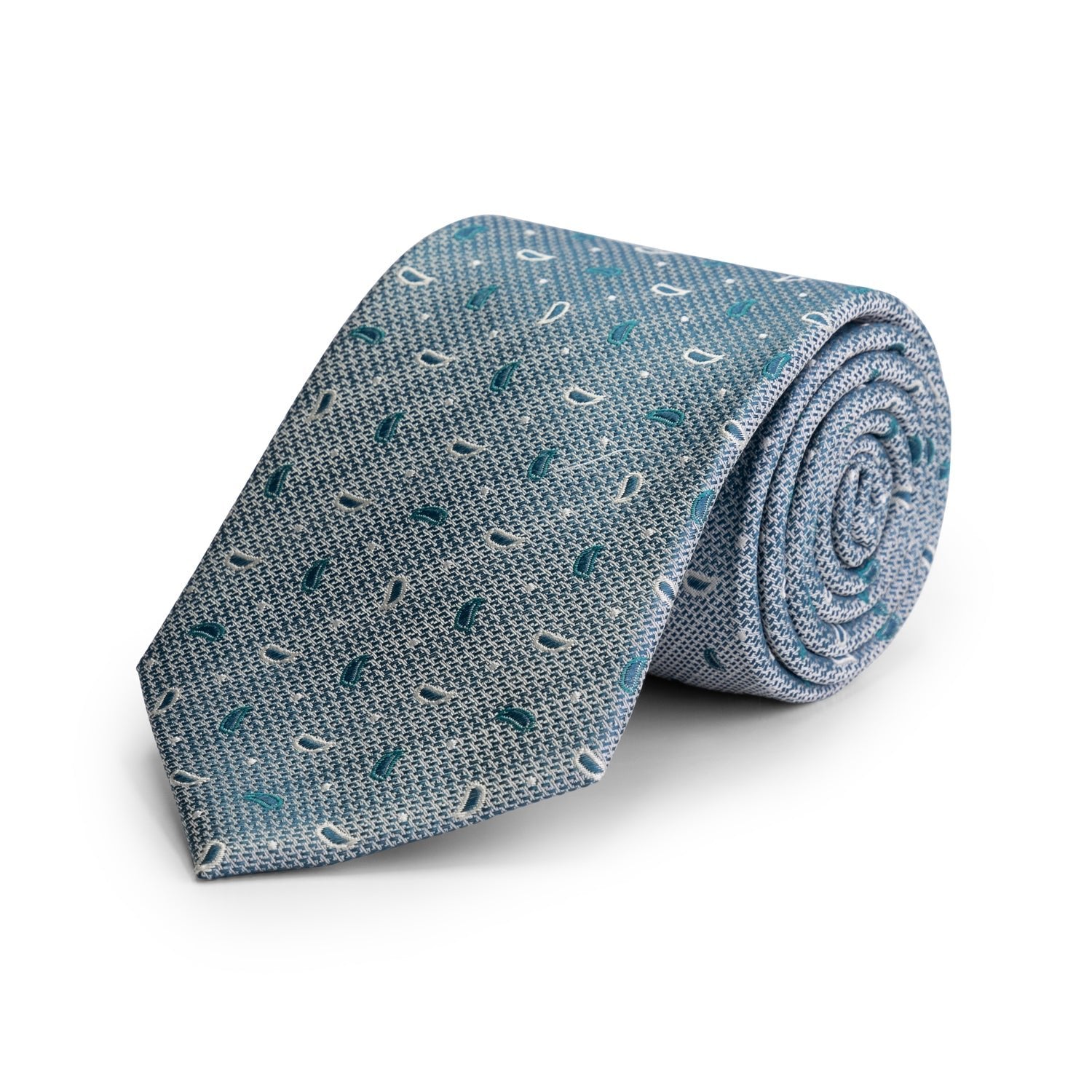 Stropdas zijde Blauwgroen - Gents