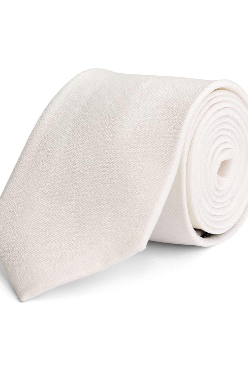 Stropdas zijde off - white - Gents