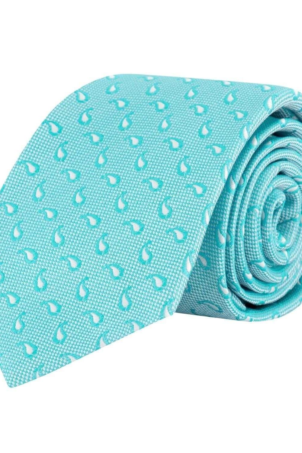 Stropdas zijde turquoise - Gents