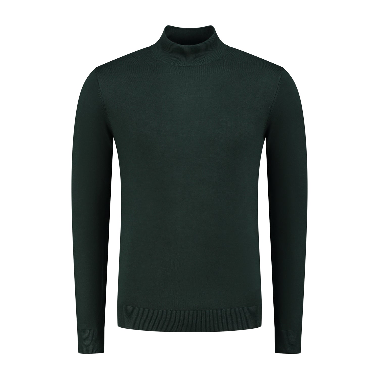 Turtle neck donkergroen