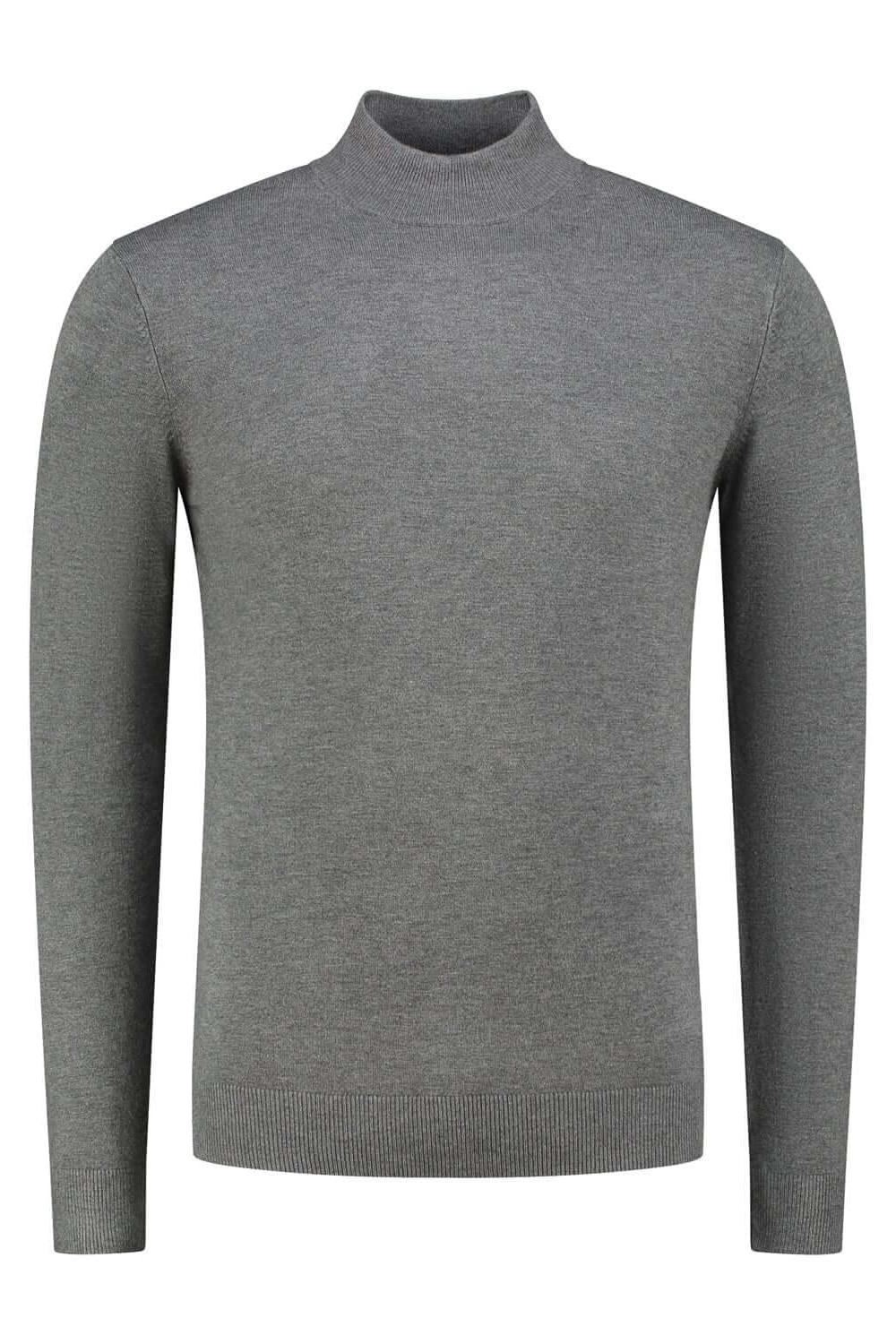 Turtle neck lichtgrijs - Gents