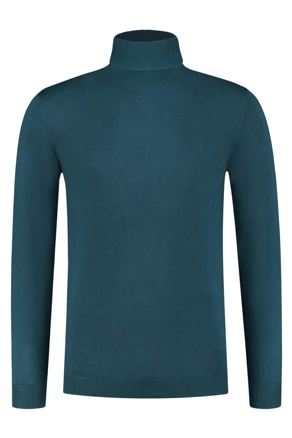 Turtle neck petrol - Gents