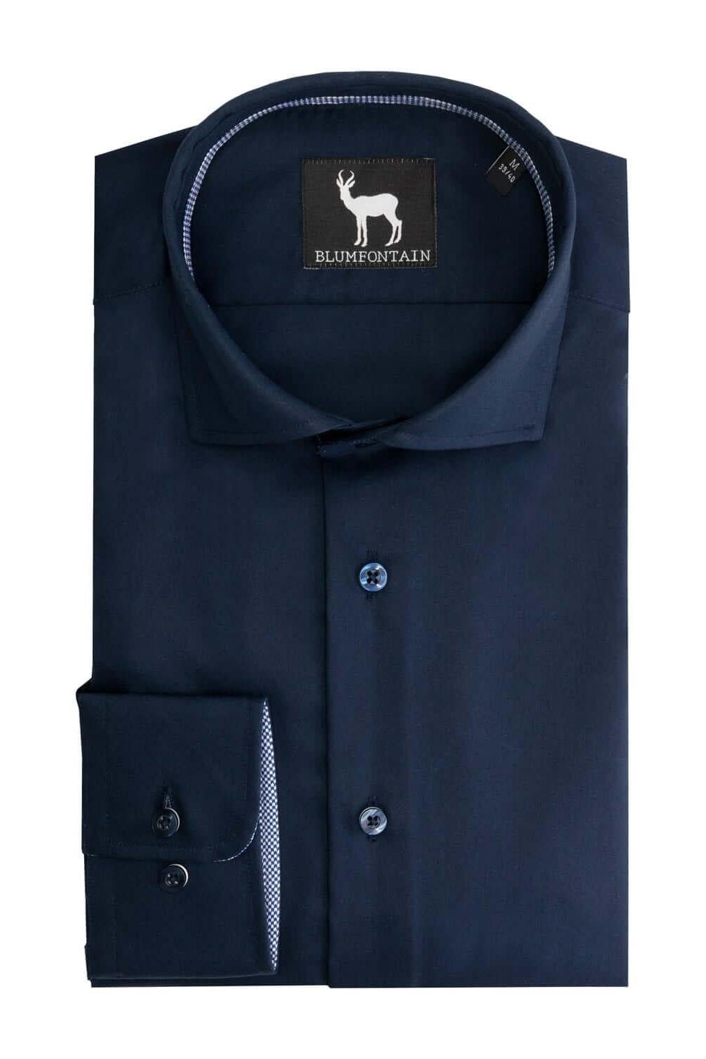 uni denimblauw - Gents